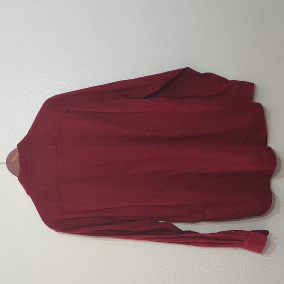 PRE OWNED WRANGLER PREMIUM QUALITY COMFORT FLEX SIZE L TALL COLOR BURGUNDY - Picture 7 of 10